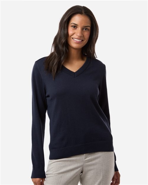 Devon & Jones - Women's New Classics V-Neck Sweater - DG445W
