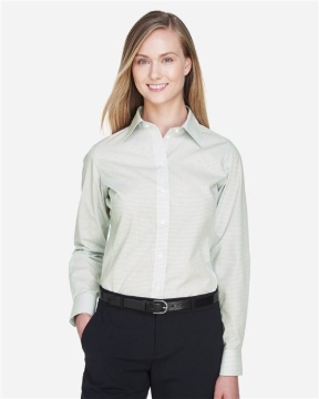 Devon & Jones - Women's Crown Collection® Micro Tattersall Woven Dress Shirt - DG510W