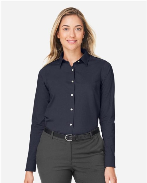 Devon & Jones - Women's CrownLux Performance® Spencer Poplin Dress Shirt - DG505W