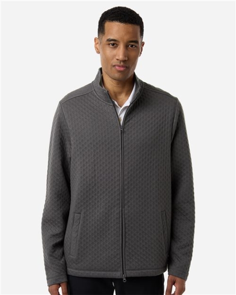 Devon & Jones - Men's Berkley Textured Full-Zip Jacket - DG740
