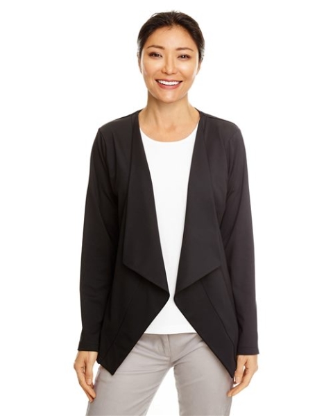 Devon & Jones - Women's Perfect Fit™ Draped Open Cardigan Blazer - DP465W