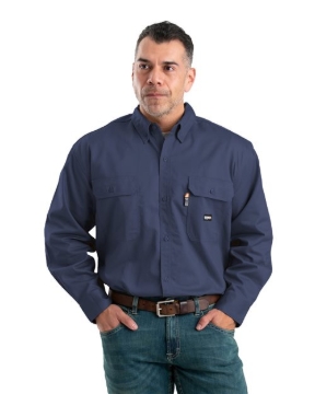 Berne Apparel - Men's Flame-Resistant Button-Down Work Shirt - FRSH10