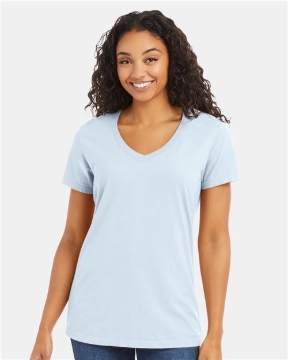 ComfortWash by Hanes - Women's Garment-Dyed V-Neck T-Shirt - GDH125