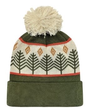 Rustic Trees/ Olive Green