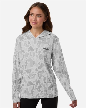 HUK - Women's Coldfront+ KC Print Hooded Sweatshirt - H6130037