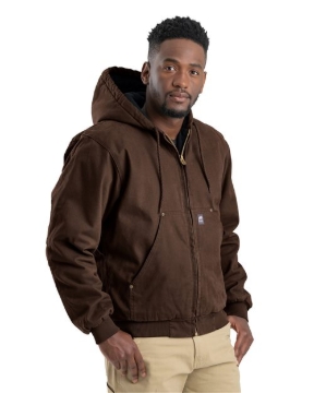 Berne Apparel - Men's Heartland Washed Cotton Duck Hooded Jacket - HJ375