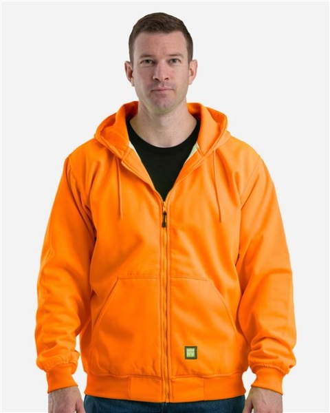 Berne Apparel - Men's Heritage Thermal-Lined Full-Zip Hooded Sweatshirt - HVF101