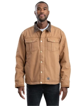 Berne Apparel - Men's Vintage Washed Sherpa-Lined Work Jacket - J58