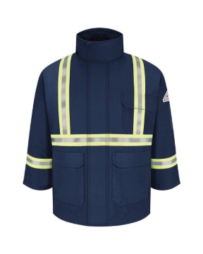 Bulwark - Men's Long Deluxe Parka With Reflective Trim - EXCEL FR® ComforTouch - JLPCL