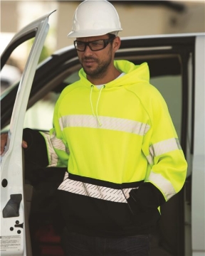 Kishigo - Unisex Premium Black Series® Pull Over Hooded Sweatshirt - JS142-143