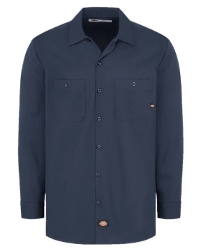 Dickies - Men's Industrial Cotton Long Sleeve Work Shirt - L307