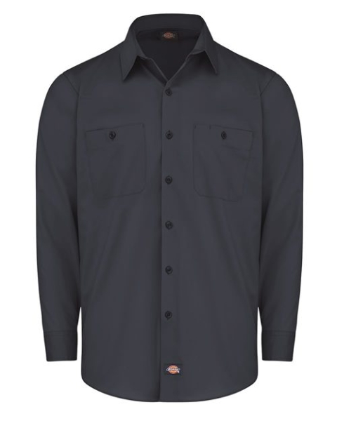 Dickies - Men's Tall Industrial Worktech Ventilated Long Sleeve Work Shirt - LL51T