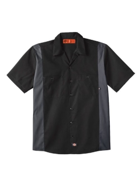 Dickies - Men's Tall Industrial Colorblocked Short Sleeve Shirt - LS524T