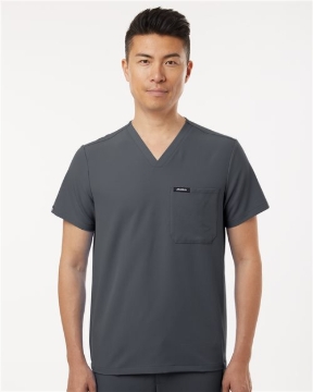Jaanuu - Men's Holmes Everyday 1-Pocket Scrub V-Neck Top - M10001