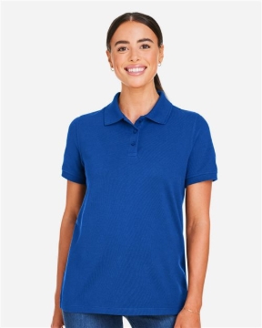 Harriton - Women's Valiant Cotton Snag Protect Polo - M205W