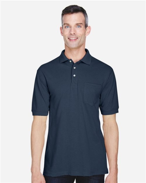 Harriton - Men's Easy Blend™ Polo with Pocket - M265P