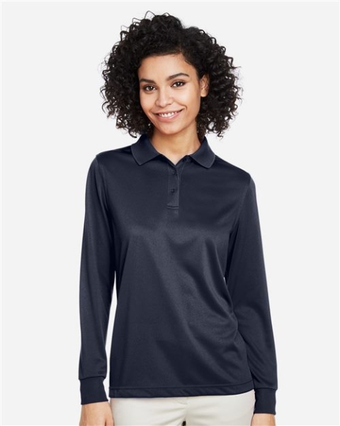 Harriton - Women's Advantage Snag Protection Plus IL Long Sleeve Polo - M348LW
