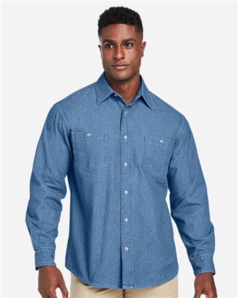 Harriton - Unisex Denim Shirt Jacket - M540