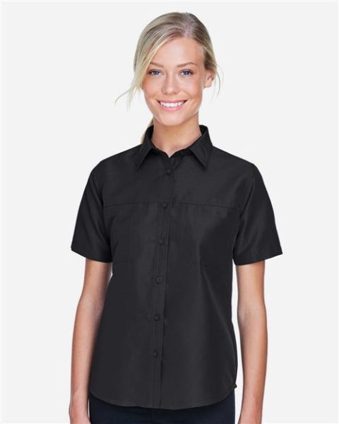 Harriton - Women's Key West Short Sleeve Performance Staff Shirt - M580W