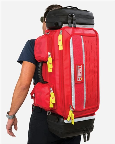 MERET - OMNI™ PRO X Red Convertible Backpack Bag - M8101F