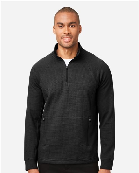 North End - Men's Rhythm Waffle Quarter-Zip Pullover - NE200