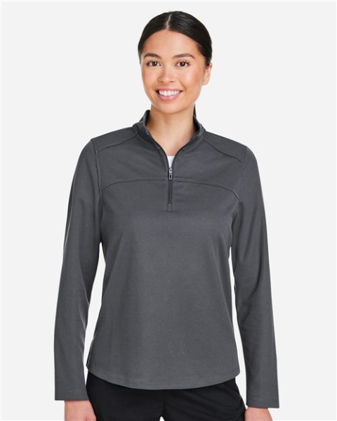 North End - Women's Express Tech Performance Pique Quarter-Zip Pullover - NE412W