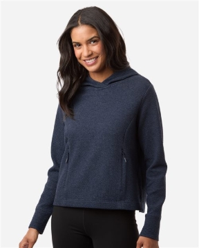 North End - Women's Spirit Textured Hooded Pullover - NE729W