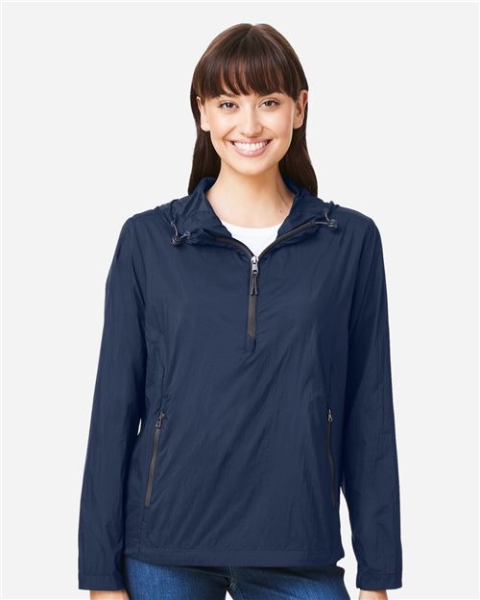 North End - Women's Aura Lightweight Packable Anorak - NE810W