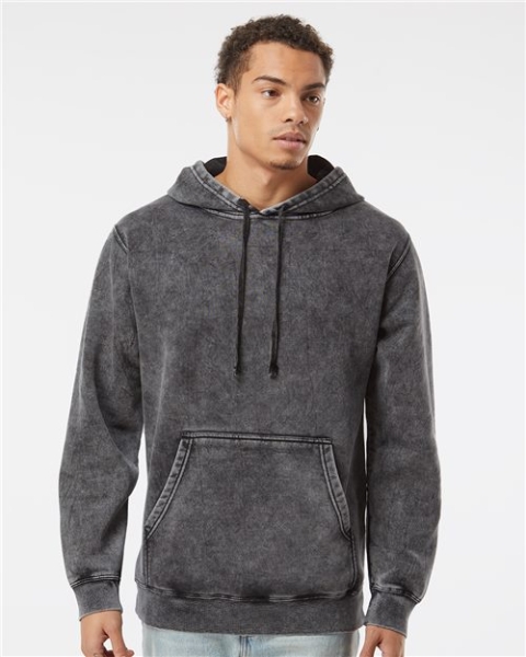 Independent Trading Co. - Unisex Midweight Mineral Wash Hooded Sweatshirt - PRM4500MW