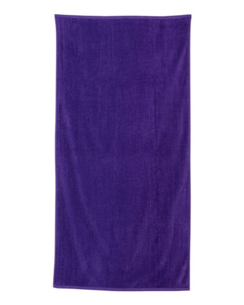 Q-Tees - Velour Beach Towel - QV3060