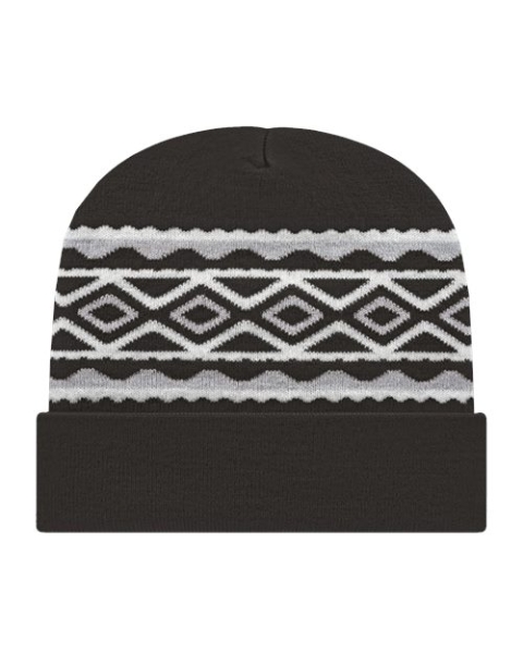 CAP AMERICA - USA- Made Diamond Cuffed Beanie - RKD12