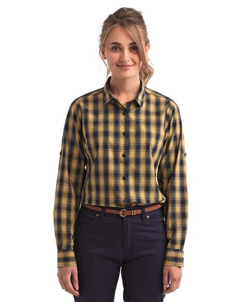 Artisan Collection by Reprime - Women's Mulligan Check Cotton Dress Shirt - RP350