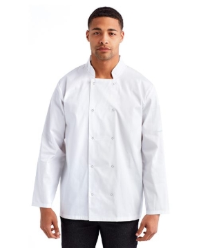 Artisan Collection by Reprime - Unisex Ten Studded Front Chef Coat - RP665