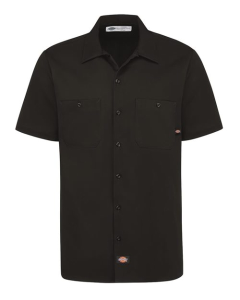 Dickies - Men's Industrial Short Sleeve Cotton Work Shirt - S307