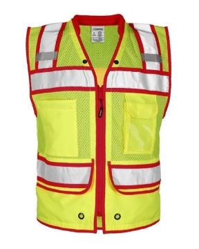 Kishigo - Men's Color Contrast High Performance Surveyors Vest - S5042-5046