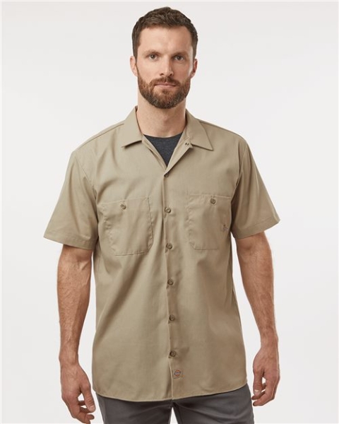 Dickies - Men's Industrial Short Sleeve Work Shirt - S535