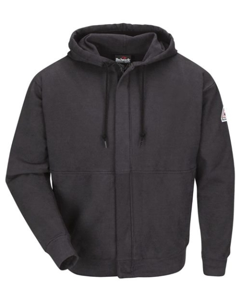 Bulwark - Men's Tall Zip-Front Hooded Sweatshirt - SEH4T