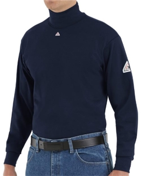 Bulwark - Men's Tagless Mock TurtleNeck - EXCEL FR - SEK2