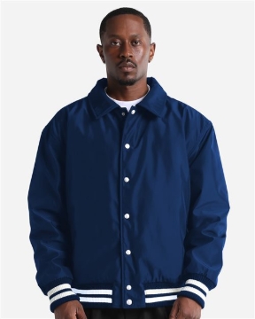 Shaka Wear - Unisex Collared Varsity Jacket - SHCVBJ