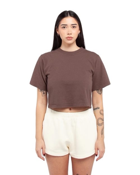 Shaka Wear - Women's Garment-Dyed Crop T-Shirt - SHGDC