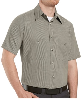 Red Kap - Men's Tall Premium Short Sleeve Work Shirt - SP20T