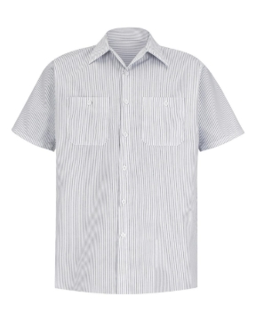 CW-White/ Charcoal Stripe