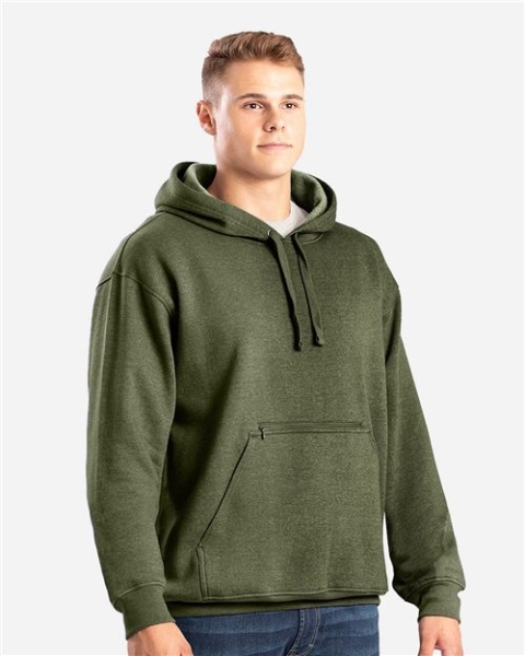 Berne Apparel - Men's Heritage Zip Pocket Hooded Sweatshirt - SP418