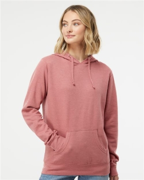 Independent Trading Co. - Women's Junior Fit Heavenly Fleece Lightweight Hooded Sweatshirt - SS650