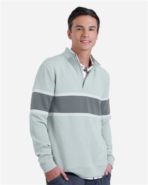 Swannies - Men's Owen Quarter-Zip Colorblock Pullover - SWOQ500