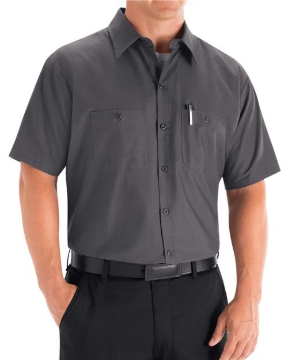 Red Kap - Men's Tall Mimix™ Short Sleeve Work Shirt - SX20T