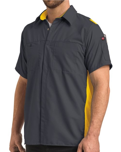 Red Kap - Men's Performance Plus Short Sleeve Shirt with Oilblok Technology - SY42