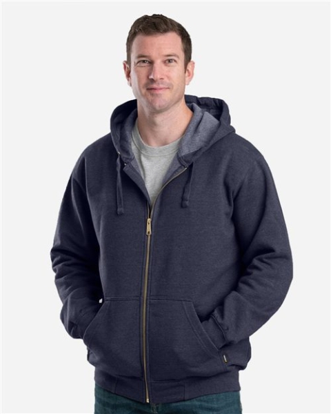 Berne Apparel - Men's Heritage Full-Zip Hooded Sweatshirt - SZ413
