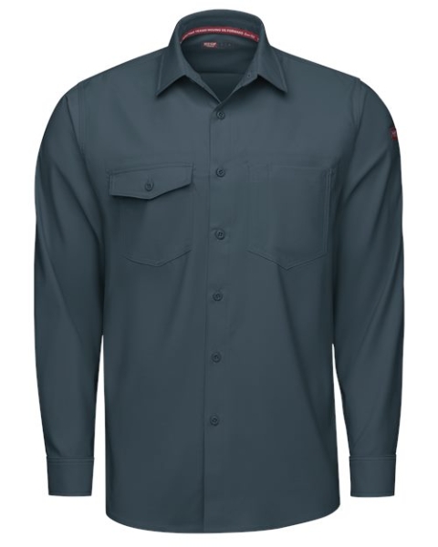 Red Kap - Men's Tall Cooling Long Sleeve Work Shirt - TSM4T