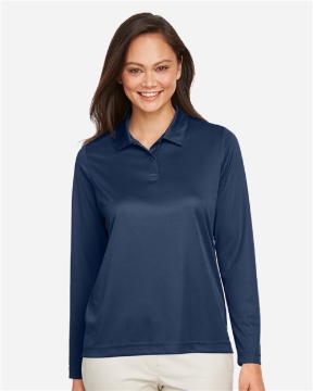 Team 365 - Women's Zone Performance Long Sleeve Polo - TT51LW